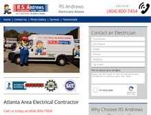 Tablet Screenshot of electriciansatlanta.net